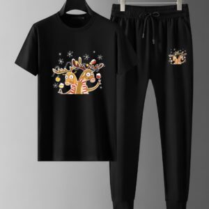 Trendy Mash T-Shirt and Trouser Set for Stylish Casual Wear