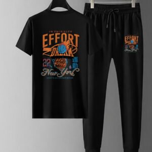 Trendy Mash T-Shirt and Trouser Set for Stylish Comfort