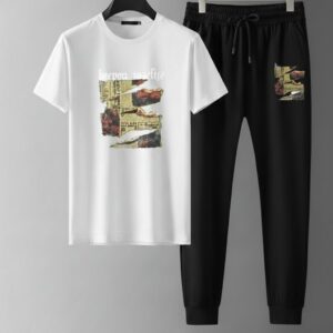 Trendy Mash T-Shirt and Trouser Set for Stylish Comfort