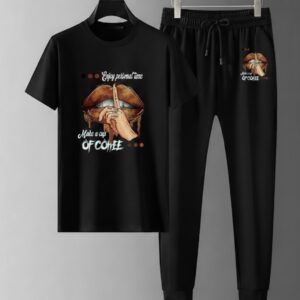Trendy Mash T-Shirt and Trousers Set for Stylish Casual Wear