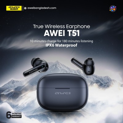 True Wireless Bluetooth Earphones - Awei T51 Premium Sound Experience % True Wireless Bluetooth Earphones - Awei T51 Premium Sound Experience