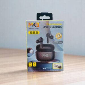 True Wireless Earbuds in Black - MKB E52 Premium Sound Experience