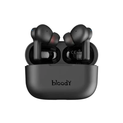 True Wireless Earbuds with Pure Bass Sound - A4tech Bloody M30 in Black % True Wireless Earbuds with Pure Bass Sound - A4tech Bloody M30 in Black