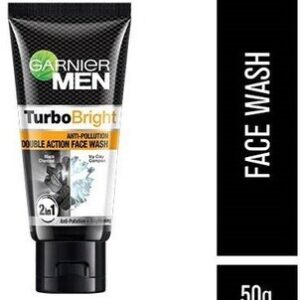 Turbo Bright Anti-Pollution Face Wash for Men - 50g by Garnier