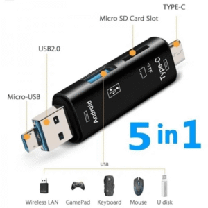 Type-C USB OTG Card Reader - Versatile Micro SD & USB Compatibility