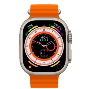 Ultra AMOLED Smartwatch in Orange - ChatGPT Enabled Fitness Tracker