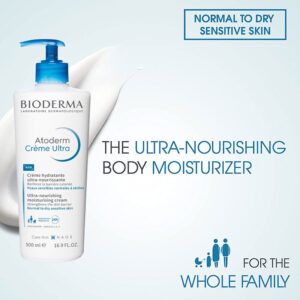 Ultra-Nourishing Moisturizing Cream for Normal to Dry Sensitive Skin - 500ml by Bioderma