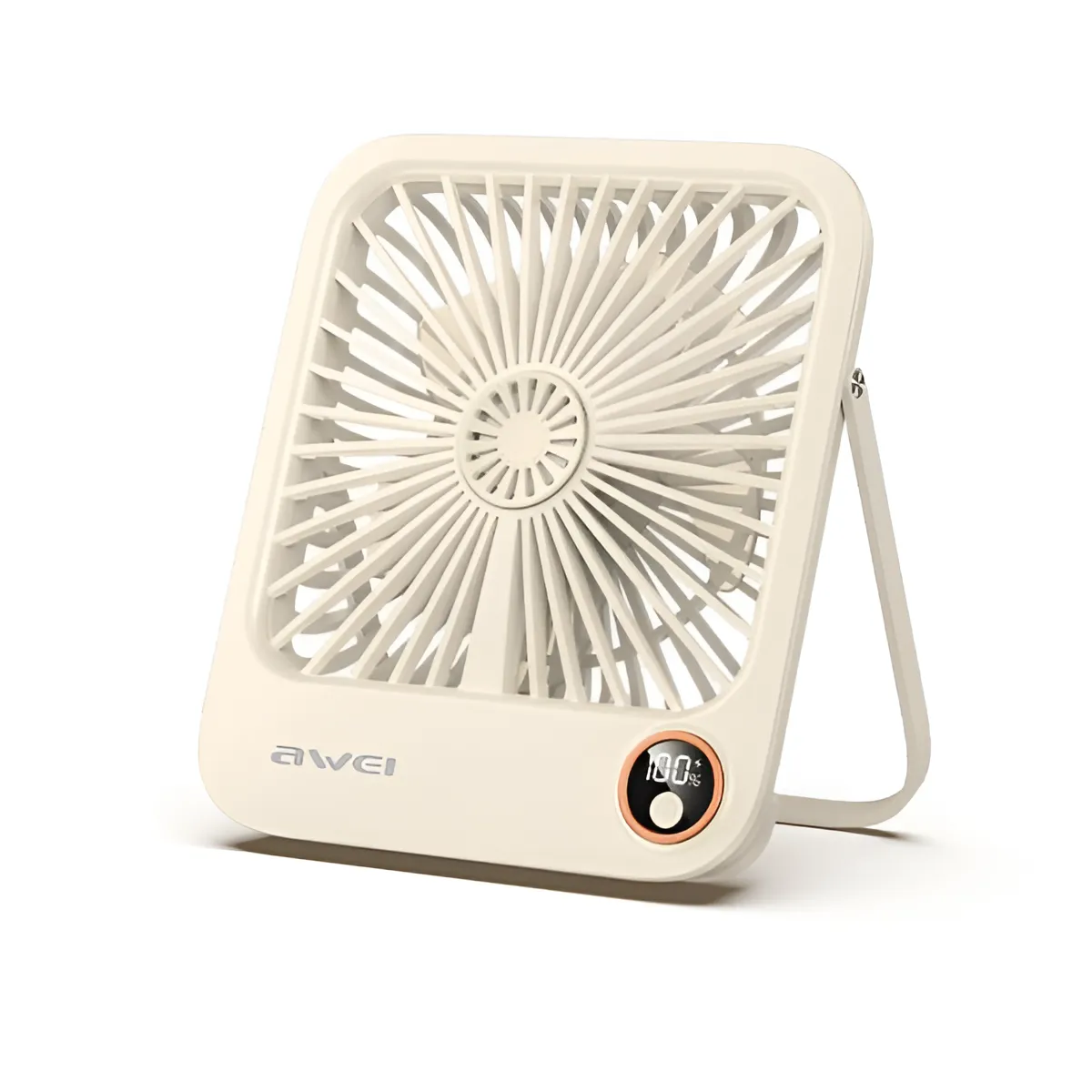 Ultra Slim 1800mAh Desktop Fan by Awei - Compact and Stylish Cooling Solution % Ultra Slim 1800mAh Desktop Fan by Awei - Compact and Stylish Cooling Solution