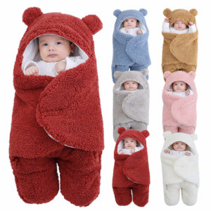 Ultra-Soft Fleece Baby Sleeping Bag | Cozy Swaddle Blanket for Infants