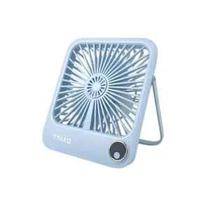 Ultra-Thin Blue Fan by RTAKO – Stylish, Compact Cooling Solution