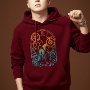 Unisex Drop Shoulder Hoodie - Comfortable Casual Wear for All Seasons