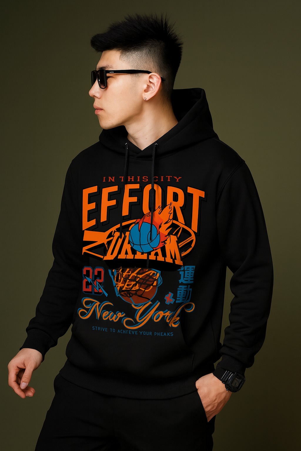 Unisex Drop Shoulder Hoodie - Stylish & Comfortable Casual Wear % Unisex Drop Shoulder Hoodie - Stylish & Comfortable Casual Wear