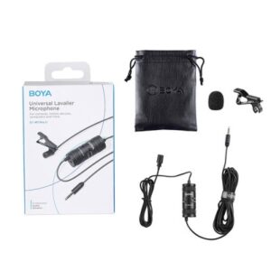 Universal Lavalier Microphone BOYA BY-M1 Pro II - Battery-Free Convenience