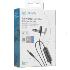 Universal Lavalier Microphone BOYA BY-M1S - Professional Clip-On Audio Solution