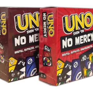 UNO No Mercy Playing Cards - English Version Poker Deck for Game Nights