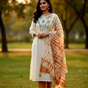 Unstitched Three-Piece Suit Set for Elegant Custom Tailoring