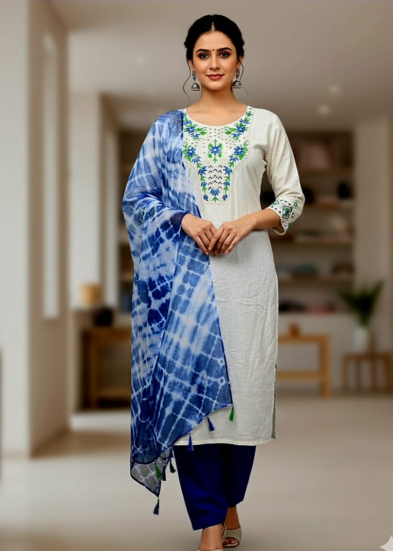 Unstitched Three-Piece Suit Set - Premium Fabric for Tailored Elegance % Unstitched Three-Piece Suit Set - Premium Fabric for Tailored Elegance
