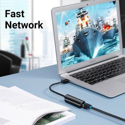 USB 2.0 Ethernet Adapter - 100Mbps High-Speed Network Connectivity % USB 2.0 Ethernet Adapter - 100Mbps High-Speed Network Connectivity