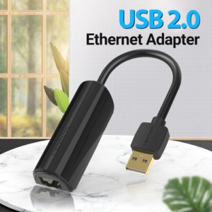 USB 2.0 Ethernet Adapter - 100Mbps High-Speed Network Connectivity
