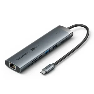 USB-C Docking Station 9-in-1 Hub for Enhanced Connectivity and Versatility