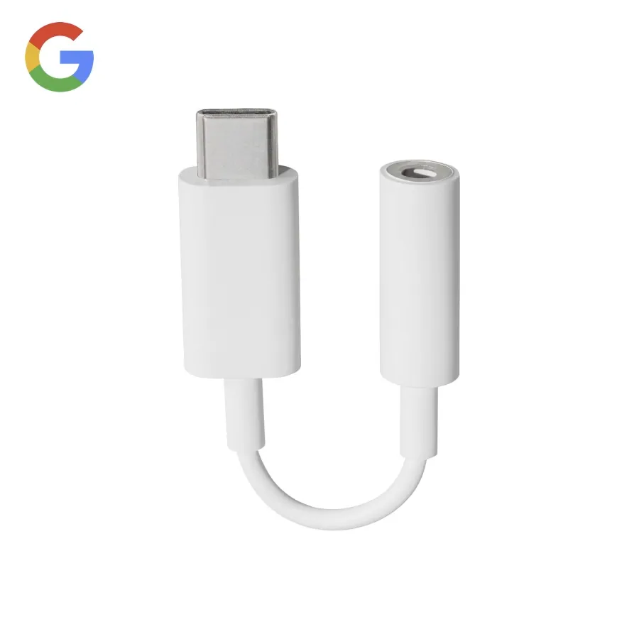 USB-C to 3.5mm Headphone Adapter - Premium Audio Adapter by Google % USB-C to 3.5mm Headphone Adapter - Premium Audio Adapter by Google