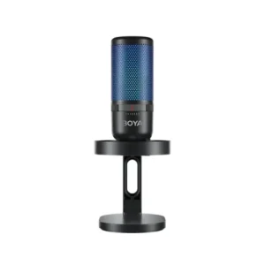 USB Condenser Microphone with RGB Lighting and Noise Cancellation - BOYA K3