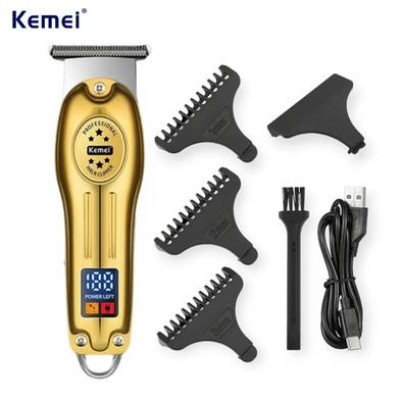 USB Rechargeable Electric Hair Trimmer by Kemei KM-678 for Precision Grooming % USB Rechargeable Electric Hair Trimmer by Kemei KM-678 for Precision Grooming