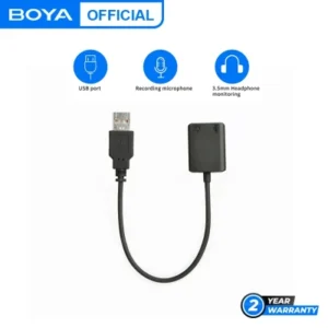 USB Sound Adapter BOYA BY-EA2L - High-Quality Audio Converter for Clarity