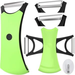 Versatile 3-in-1 Vegetable Peeler for Potatoes, Carrots, and More