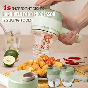 Versatile 4-in-1 Electric Handheld Food Chopper and Meat Tenderizer