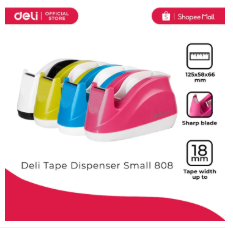 Versatile Double-Sided Tape Dispenser - Premium Quality, Assorted Colors
