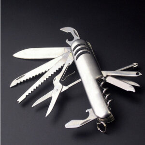 Versatile Hand Tool Kit Set - Red and Silver Multi-Purpose Accessories