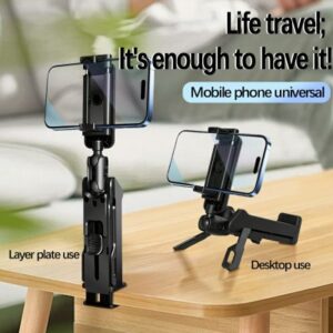 Versatile Portable Phone Stand and Tripod for Smartphones and Cameras