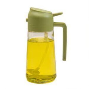 Versatile Spray and Pour Oil Dispenser Bottle for Easy Cooking and Storage