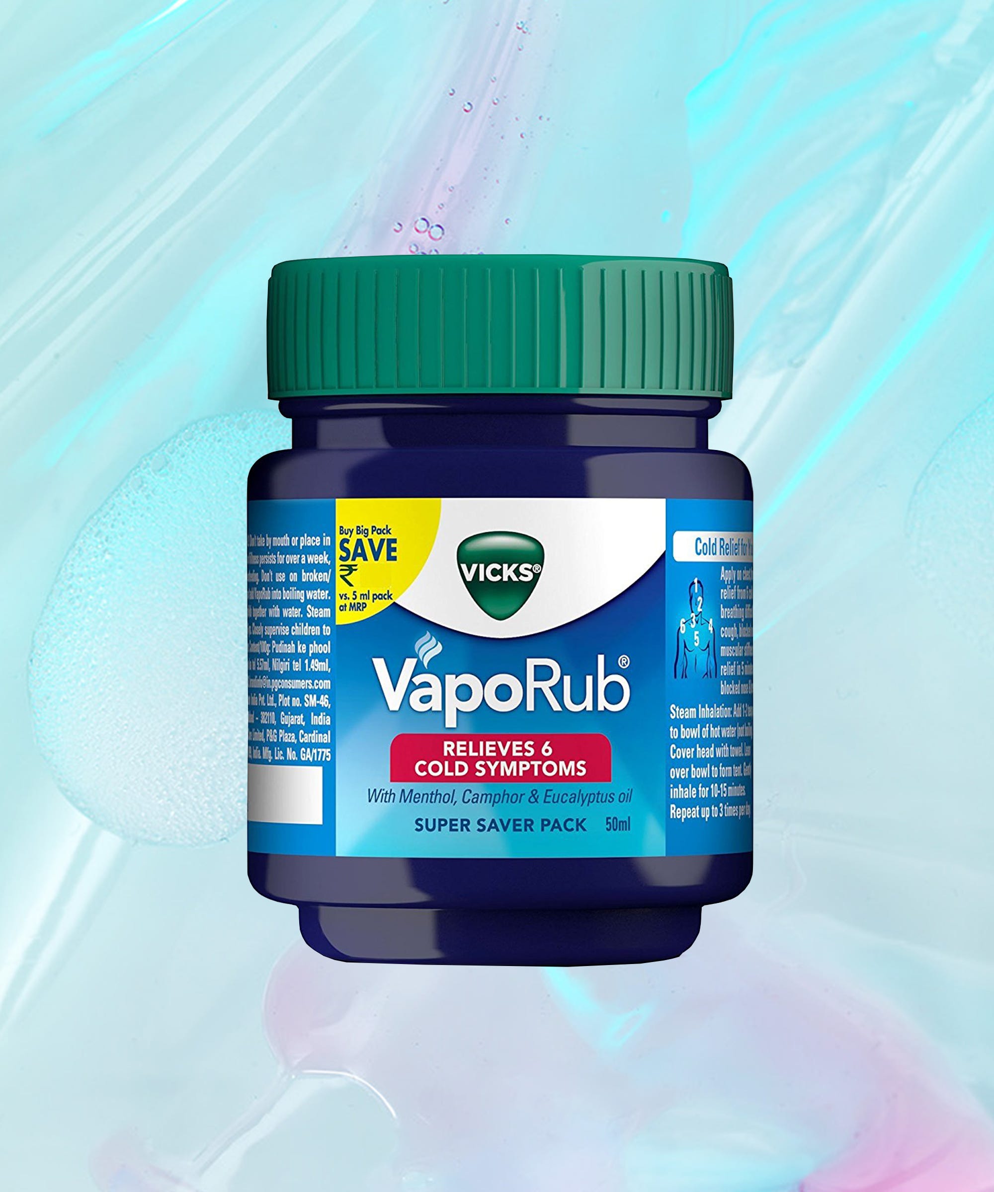 Vicks Vaporub Ointment for Cold Relief - Soothing 25g Formula % Vicks Vaporub Ointment for Cold Relief - Soothing 25g Formula