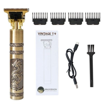 Vintage Rechargeable T9 Hair Trimmer - Premium Hair Cutting Machine % Vintage Rechargeable T9 Hair Trimmer - Premium Hair Cutting Machine