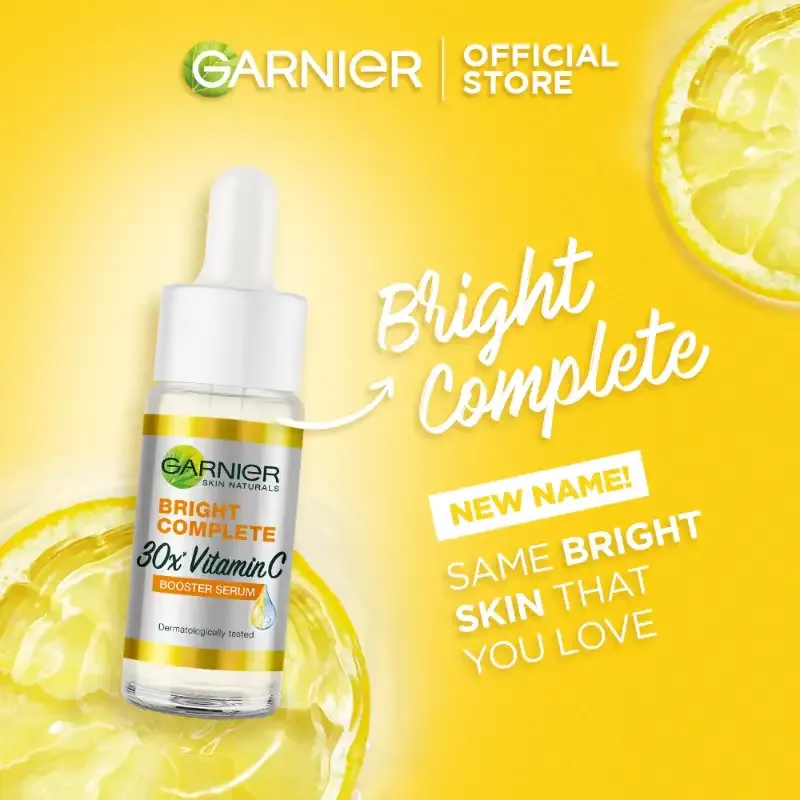Vitamin C Face Serum by Garnier - 15ml Brightening Formula for Radiant Skin % Vitamin C Face Serum by Garnier - 15ml Brightening Formula for Radiant Skin