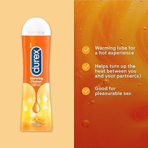 Warming Lubricant Gel for Couples - Durex Play Lube 100ml, Thailand Made