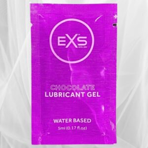 Water-Based Chocolate Flavored Lubricant - Travel Pouch Set of 4 (5ml Each)