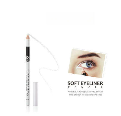 White Soft Eyeliner Pencil - Beauty Glazed Premium Eye Makeup Tool % White Soft Eyeliner Pencil - Beauty Glazed Premium Eye Makeup Tool