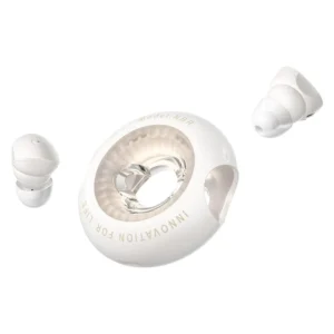 Wireless Bluetooth Earbuds in Beige - Premium Sound Quality and Comfort