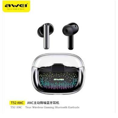 Wireless Bluetooth Earbuds with ANC Technology - AWEI T52 in Black % Wireless Bluetooth Earbuds with ANC Technology - AWEI T52 in Black