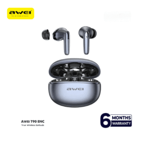 Wireless Bluetooth Earbuds with Mic and Noise Reduction - Awei T90, 2-in-1 Design