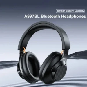 Wireless Bluetooth Gaming Headset – Foldable Earphones with Microphone and 300mAh Battery