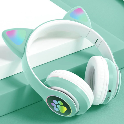 Wireless Bluetooth Headphones - CAT STN-28 Stylish Over-Ear Headset % Wireless Bluetooth Headphones - CAT STN-28 Stylish Over-Ear Headset