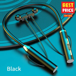 Wireless Bluetooth Neckband Headphones with Deep Bass for Immersive Sound