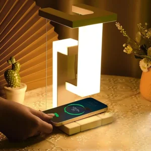 Wireless Charging Anti-Gravity LED Desk Lamp for Modern Workspaces