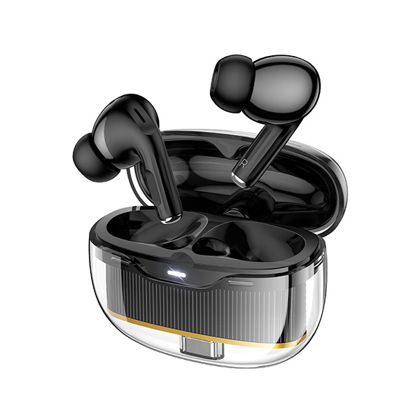 Wireless Crystal Earbuds by Hoco – Premium True Wireless Sound in Black % Wireless Crystal Earbuds by Hoco – Premium True Wireless Sound in Black
