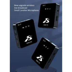 Wireless Dual Microphone System for PC, DSLR Cameras, iPhone & Type-C Android Devices