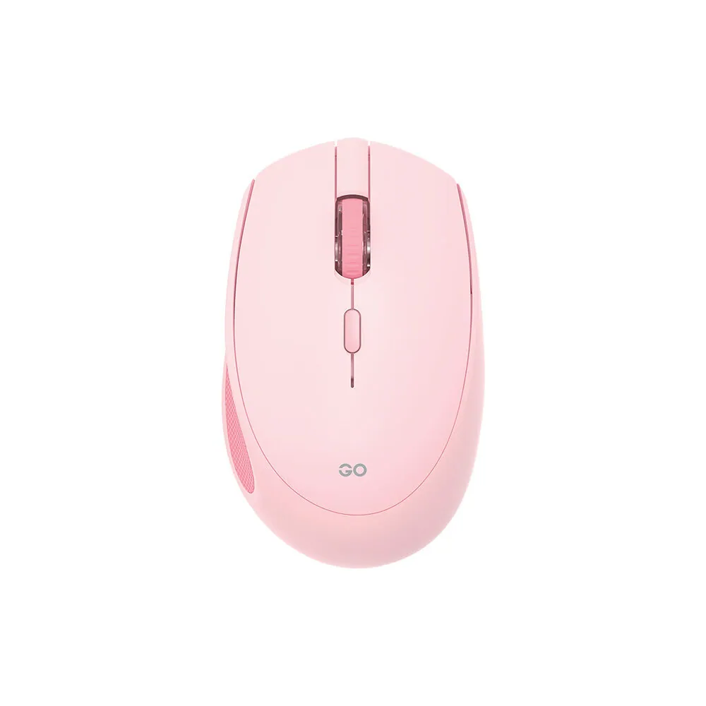 Wireless Dual Mode Mouse in Pink - Fantech Go W193 with Silent Click Technology % Wireless Dual Mode Mouse in Pink - Fantech Go W193 with Silent Click Technology